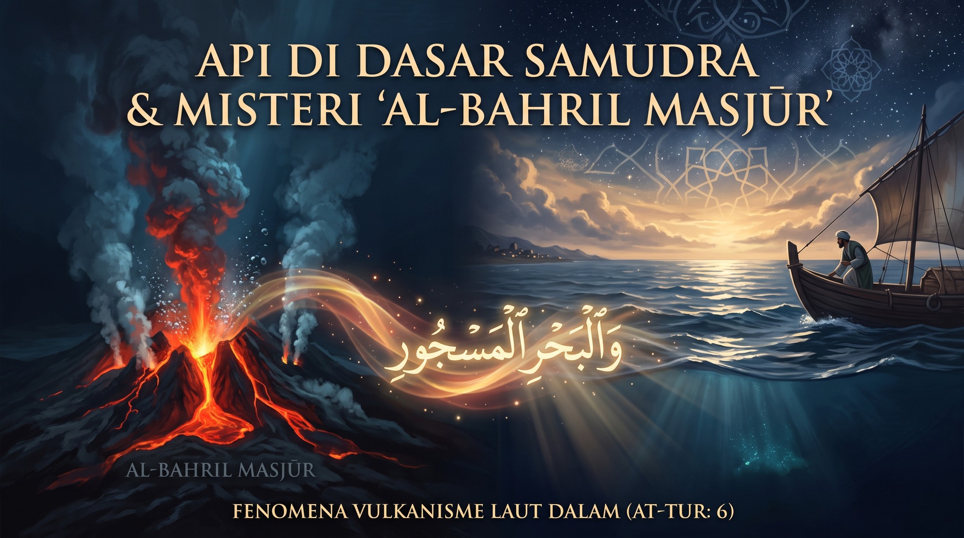 Api di Dasar Samudra dan Misteri 'Al-Bahril Masjūr': Menelisik Fenomena Vulkanisme Laut Dalam dalam Surah At-Tur