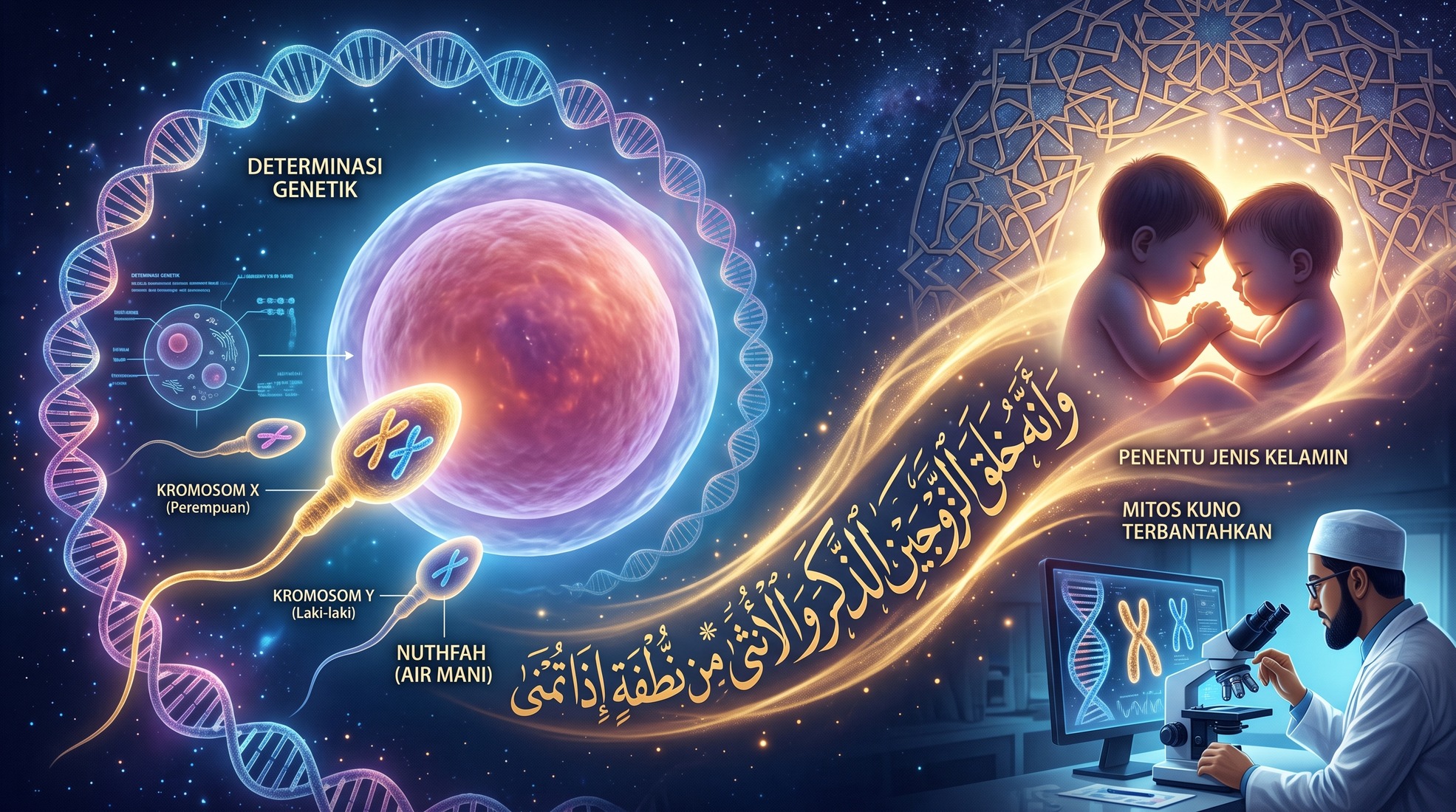 Determinasi Genetik Jenis Kelamin dan Air Mani: Mengapa Al-Qur'an Menghubungkan Jenis Kelamin dengan Nuthfah Pria?