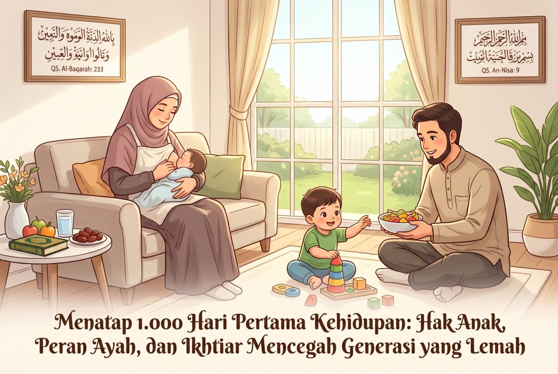 Mengapa Al-Qur'an Menetapkan Menyusui Dua Tahun dan Melarang Generasi Lemah? Menelisik Hak Anak, Peran Ayah, dan 1.000 Hari Pertama Kehidupan